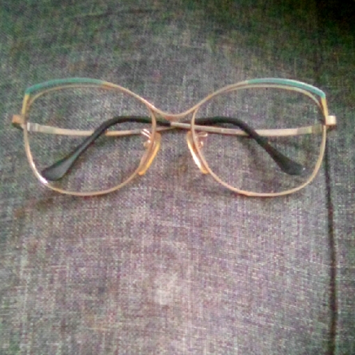 Stylish Gold And Black Women's Glasses Vintage New Frames